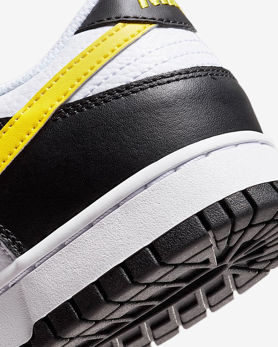 Nike Dunk Low Men's Shoes - Black/White/Opti Yellow