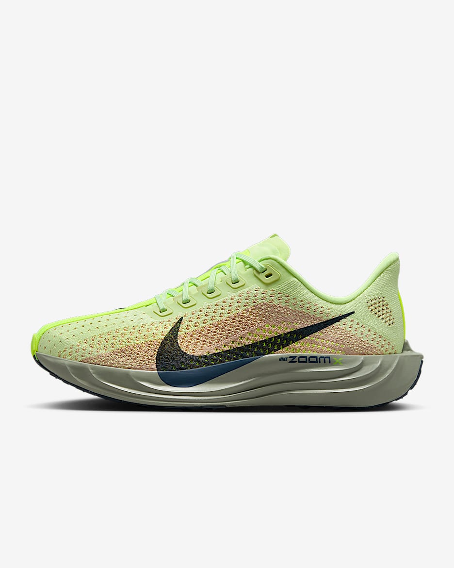 Nike Pegasus Plus Women's Road Running Shoes - Barely Volt/Sesame/Jade Horizon/Armoury Navy