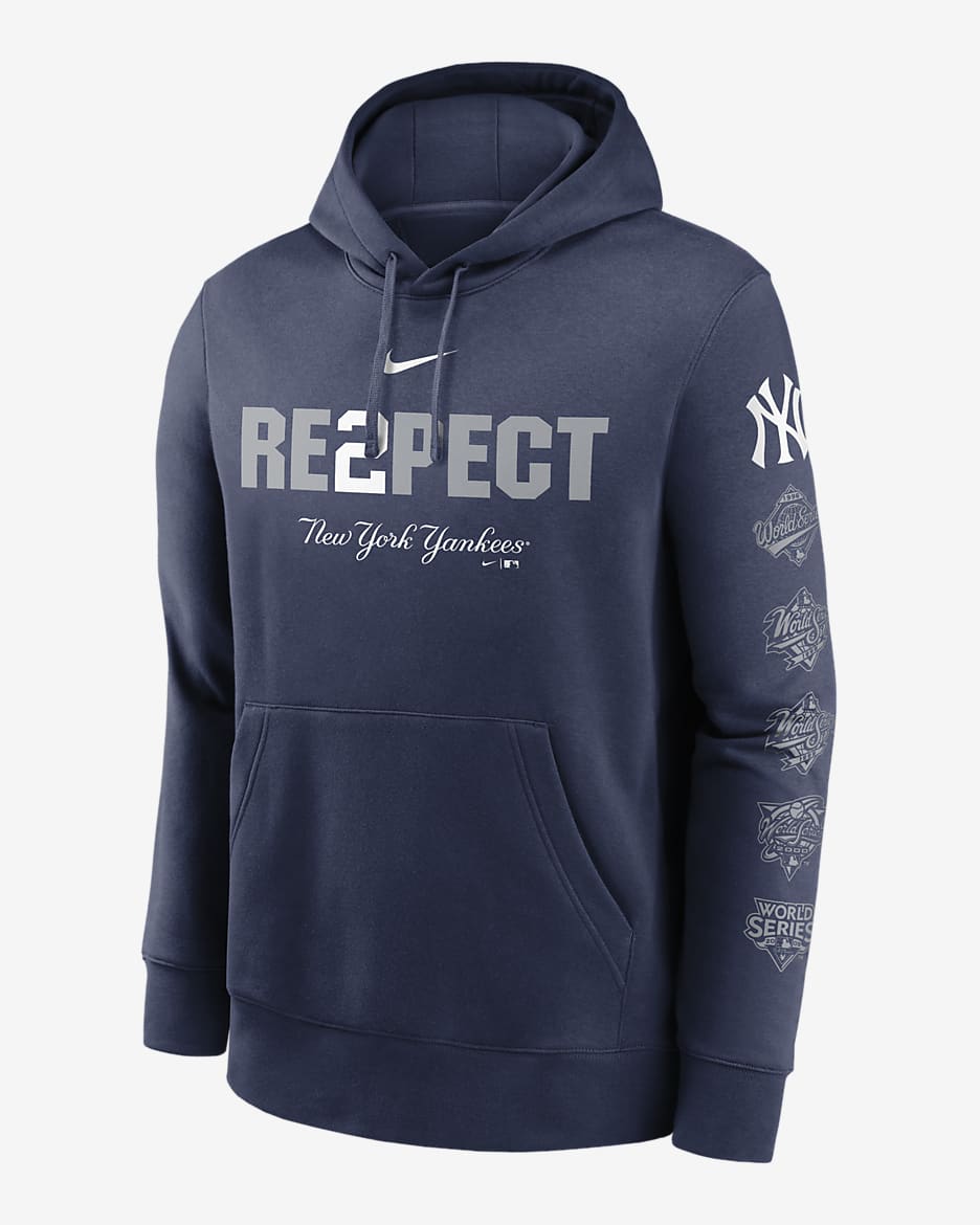 Sudadera con gorro sin cierre para hombre MLB New York Yankees (Derek Jeter) - Azul marino
