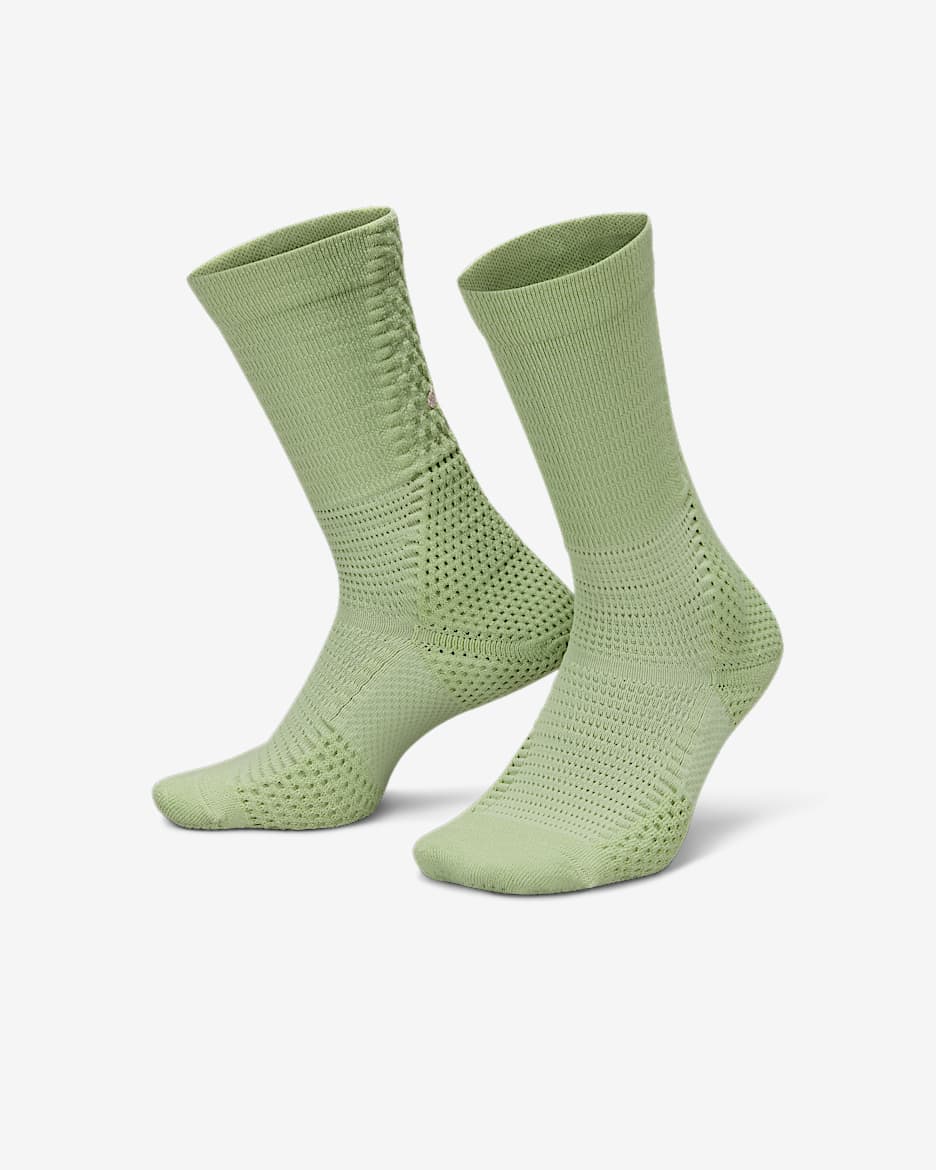 Sabrina Dri-FIT ADV Unicorn Cushioned Crew Socks (1 Pair) - Honeydew/Black/Medium Soft Pink
