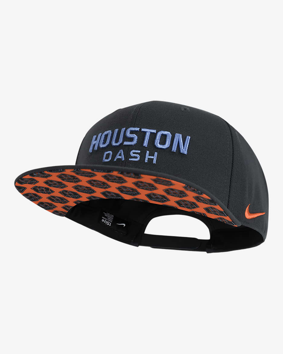 Houston Dash Nike Soccer Hat - Anthracite