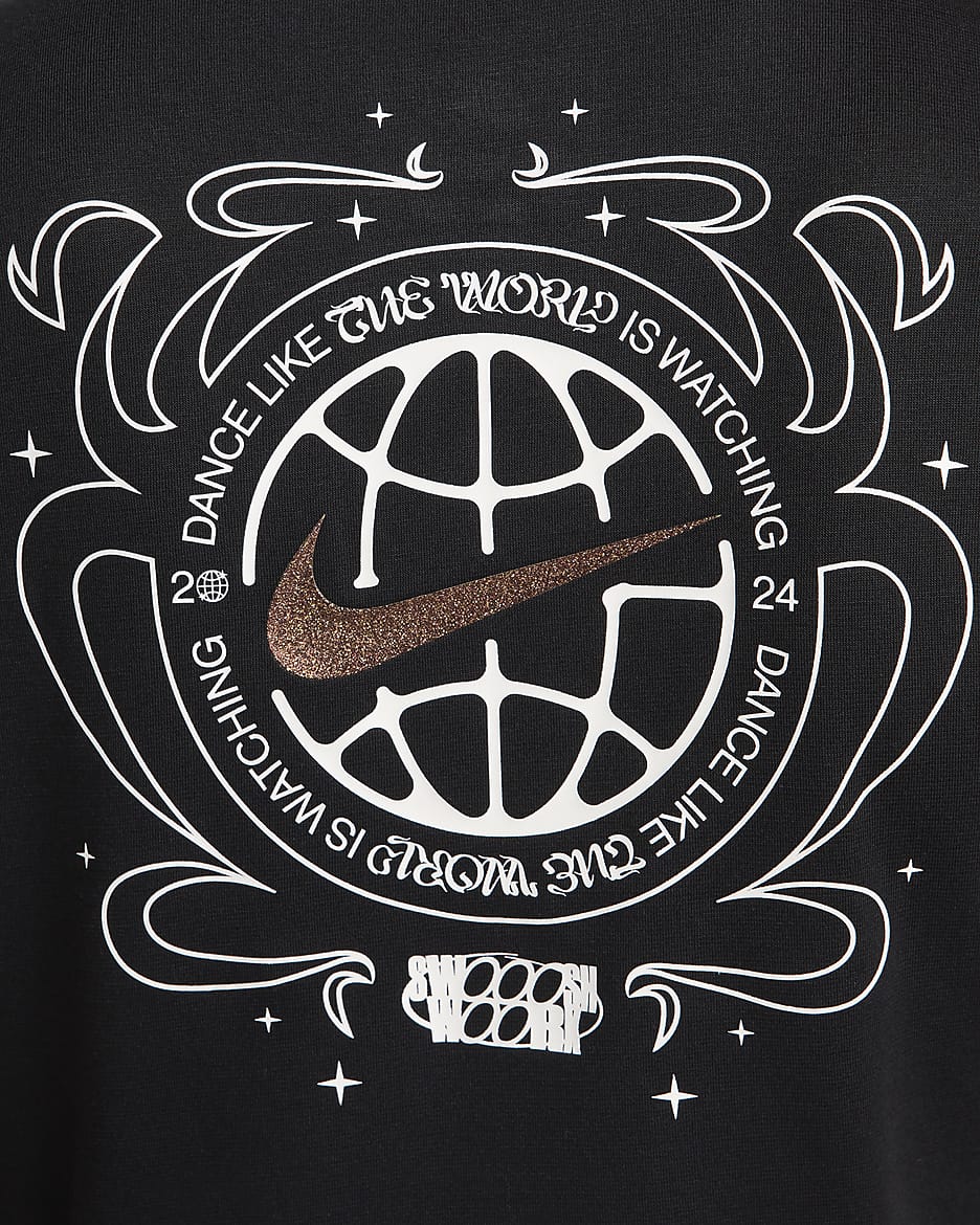 Playera de manga corta para mujer Nike Sportswear - Negro