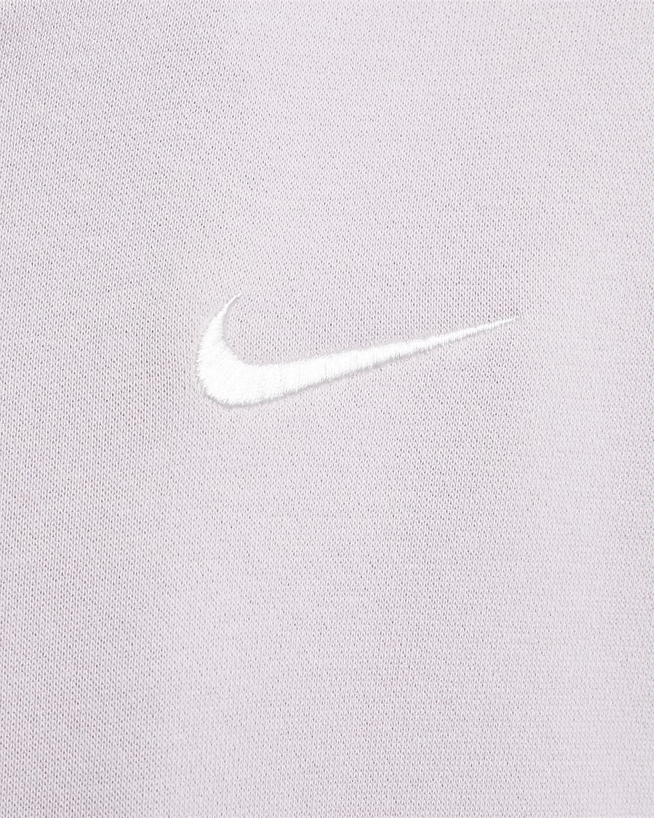 Nike Sportswear Phoenix Fleece Bol Kesimli Tam Boy Fermuarlı Kadın Kapüşonlu Üstü - Platinum Violet/Sail