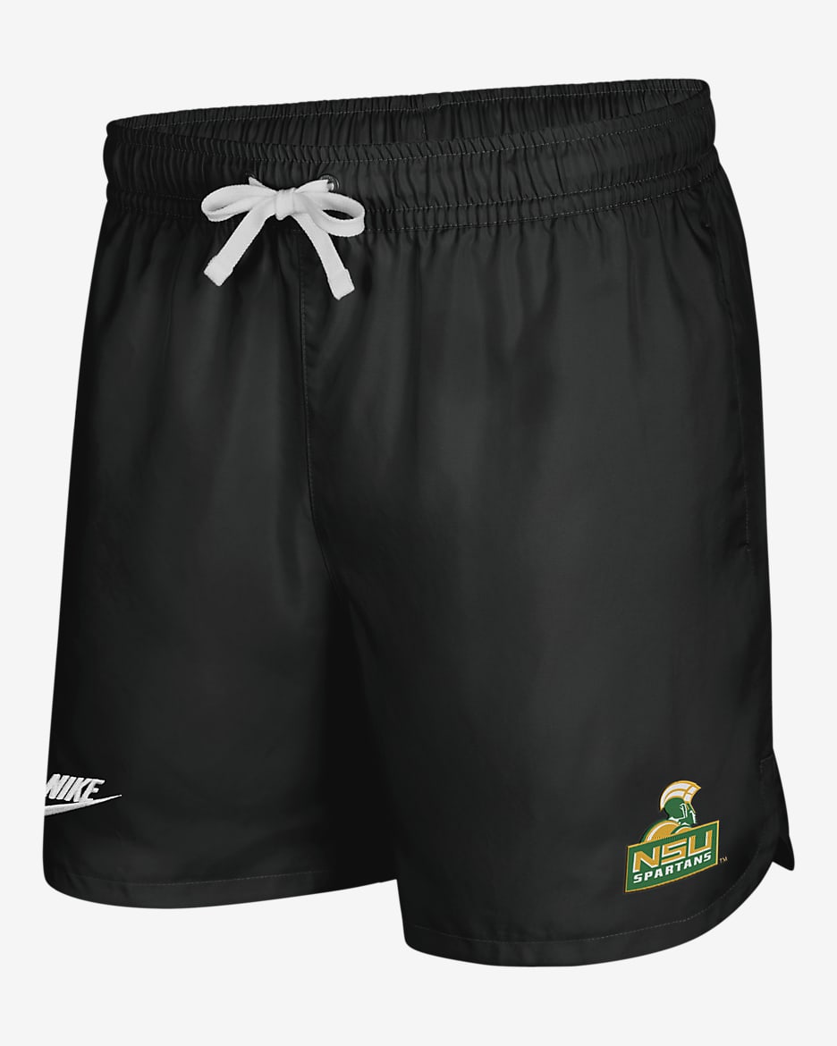 Norfolk State Men's Nike College Flow Shorts - Black