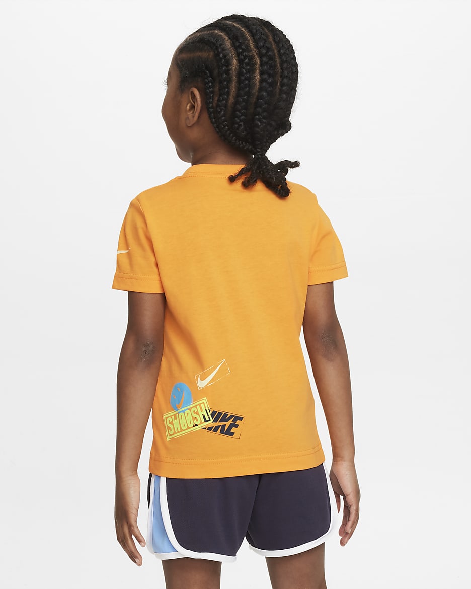 Nike Hazard Stamp Tee Toddler T-Shirt - Vivid Orange