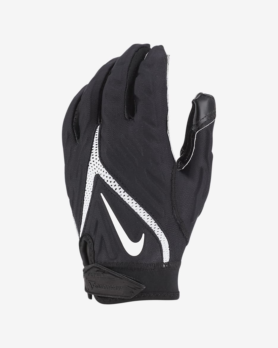 Guantes de fútbol americano Nike Superbad (1 par) - Negro/Negro/Blanco