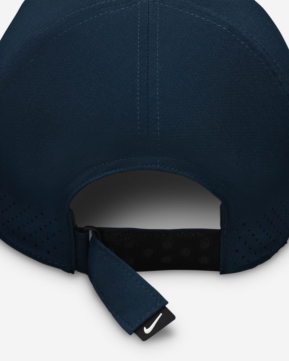 Nike Dri-FIT ADV Club unstrukturierte Tennis-Cap - Armory Navy/Sea Glass