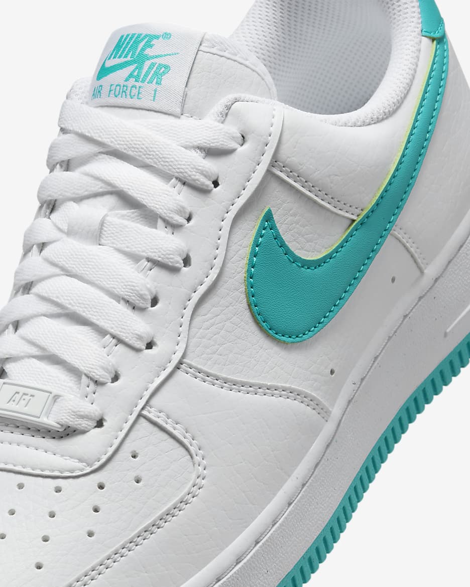 Γυναικεία παπούτσια Nike Air Force 1 '07 Next Nature - Λευκό/Λευκό/Volt/Dusty Cactus