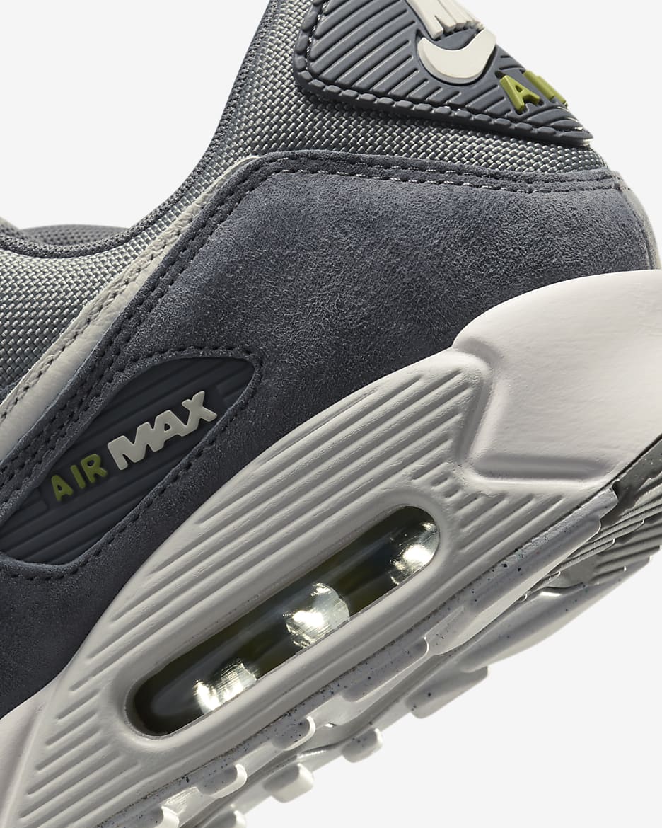 Nike Air Max 90 Premium Men's Shoes - Iron Grey/Dark Stucco/Pear/Phantom