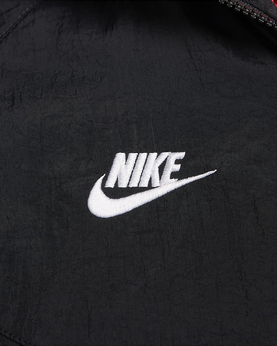 เสื้อแจ็คเก็ต Windrunner มีซับในผู้ชาย Breaking Nike Sportswear - ดำ