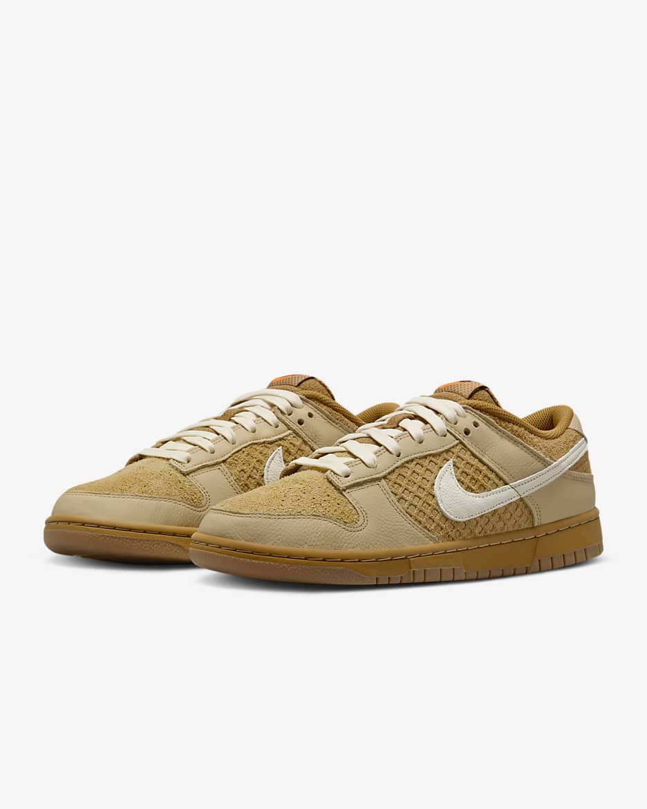 Nike Dunk Low Retro Men's Shoes - Wheat/Sesame/Black/Coconut Milk