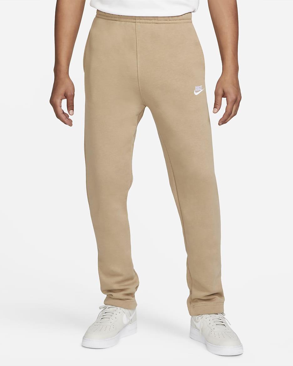 Pants para hombre Nike Sportswear Club Fleece - Caqui/Caqui/Blanco