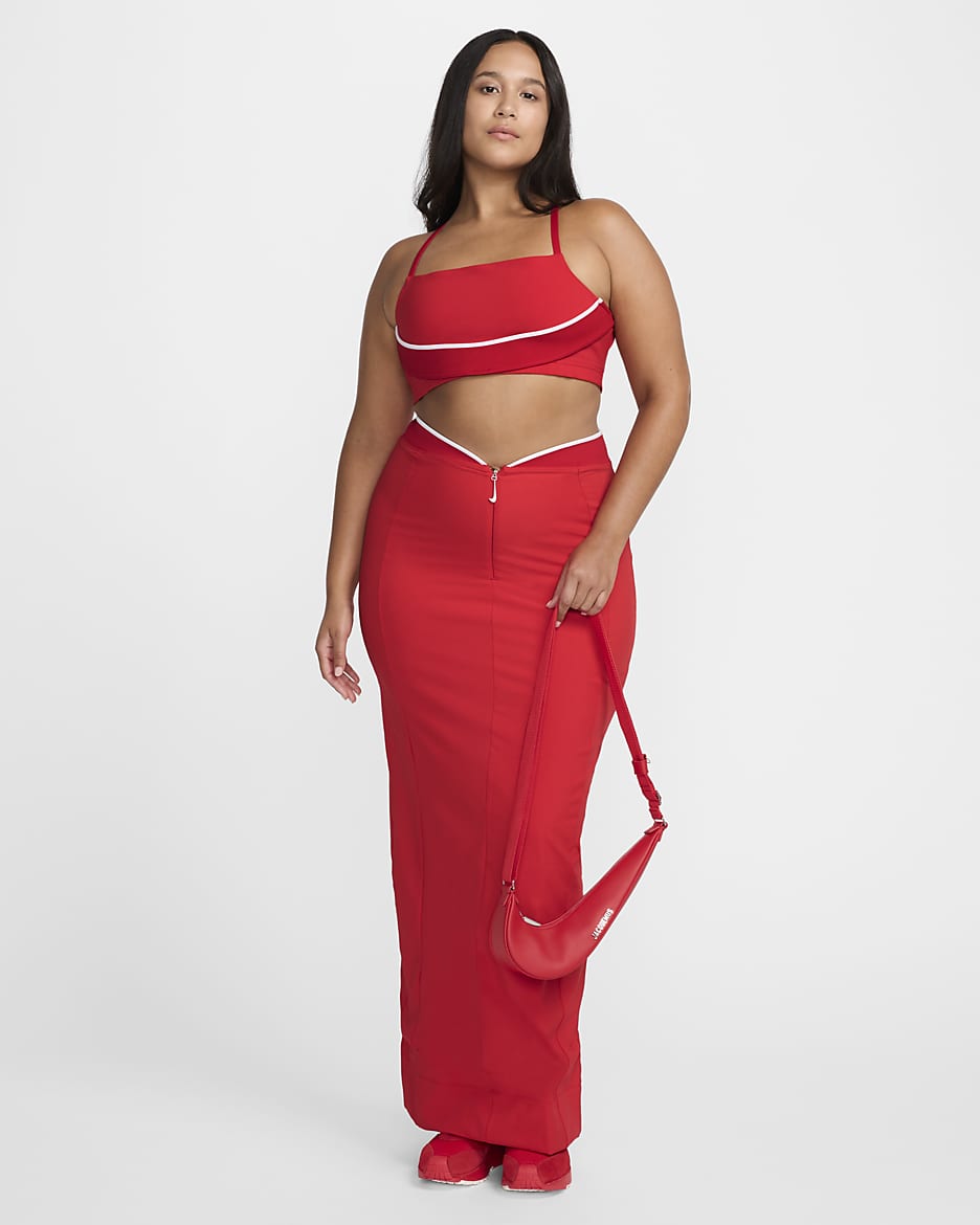 Nike x Jacquemus Sport-BH - University Red/Weiß