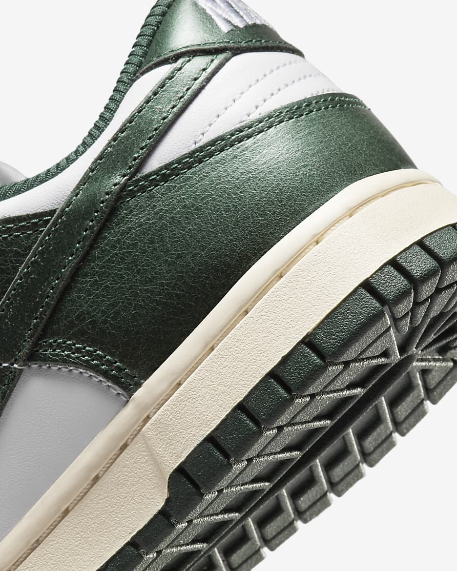 Nike Dunk Low Damesschoenen - Wit/Coconut Milk/Pro Green