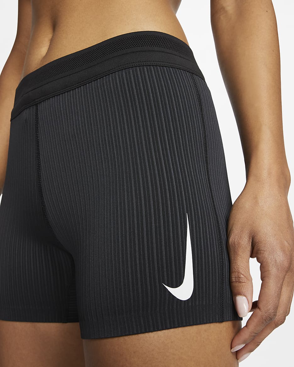 Nike Dri-FIT ADV Women's Tight Running Shorts - Black/White