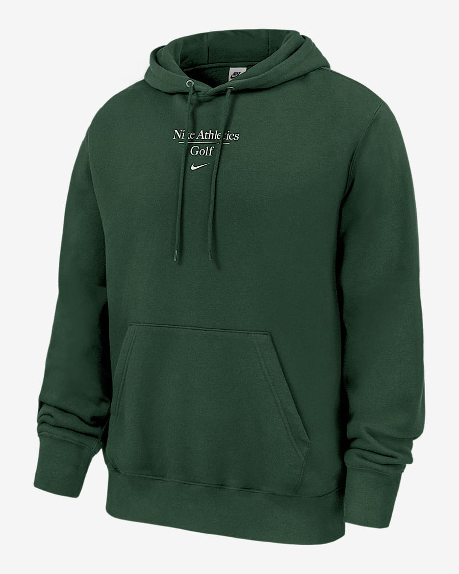 Nike Club Fleece Men's Golf Pullover Hoodie - Gorge Green