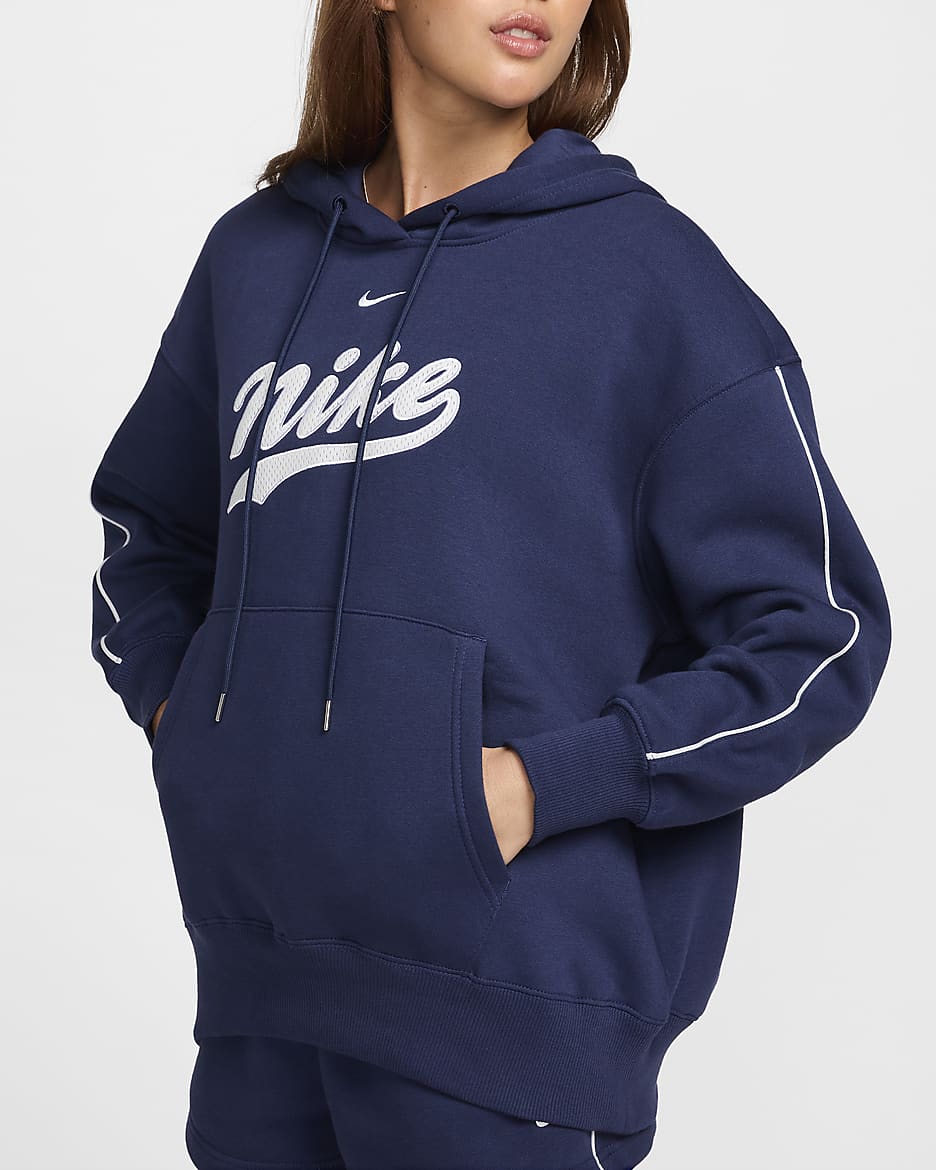 Nike Sportswear Phoenix Fleece-Hoodie (Damen) - Midnight Navy