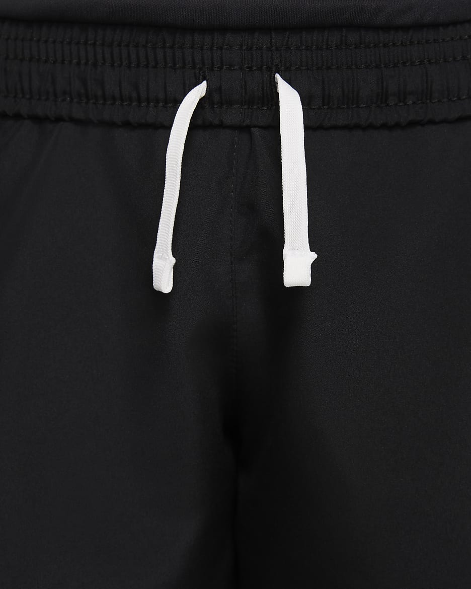 Nike Tempo Older Kids' (Girls') Dri-FIT Running Shorts - Black/Black/White/White