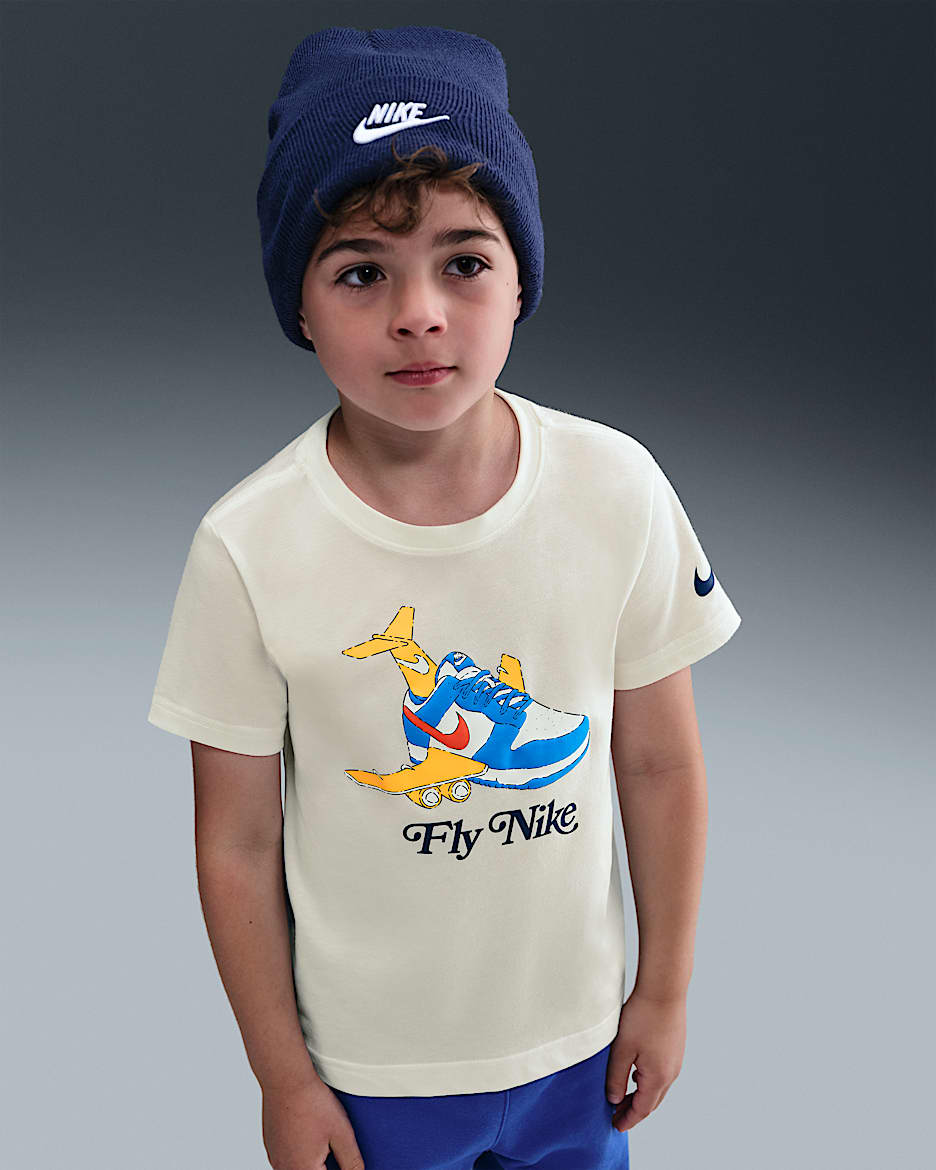 Nike Little Kids' "Fly Nike" T-Shirt - Sail