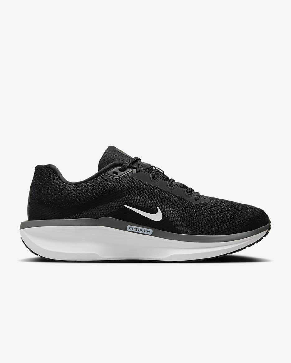 Nike Winflo 11 hardloopschoenen voor heren (straat) - Zwart/Anthracite/Cool Grey/Wit