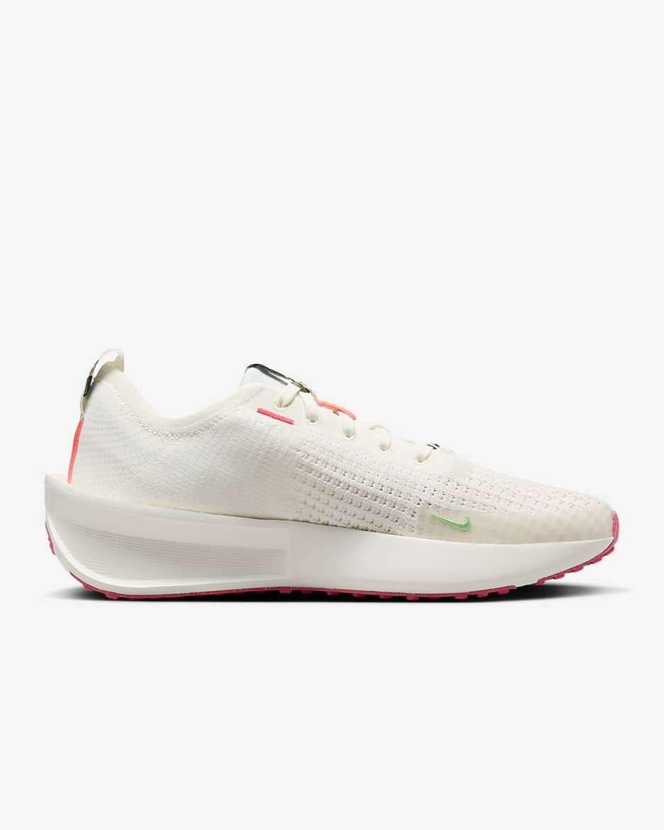 Nike Interact Run Women's Road Running Shoes - Sail/Hot Punch/Phantom/Vapour Green