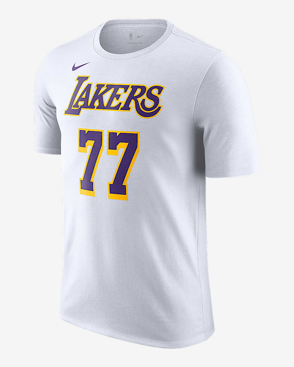 Playera Nike NBA Los Angeles Lakers para hombre - Blanco