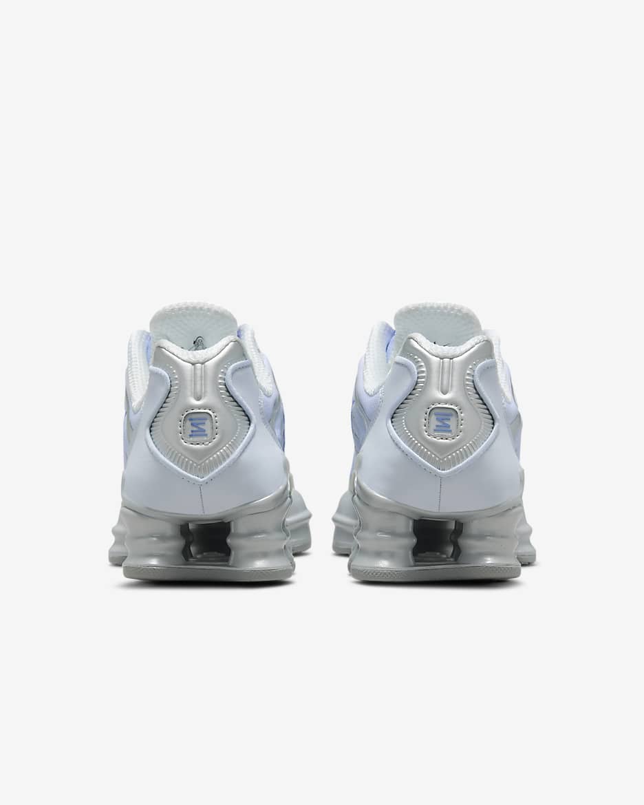 Nike Shox TL Kadın Ayakkabısı - Metallic Platinum/Blue Tint/Beyaz/Polar