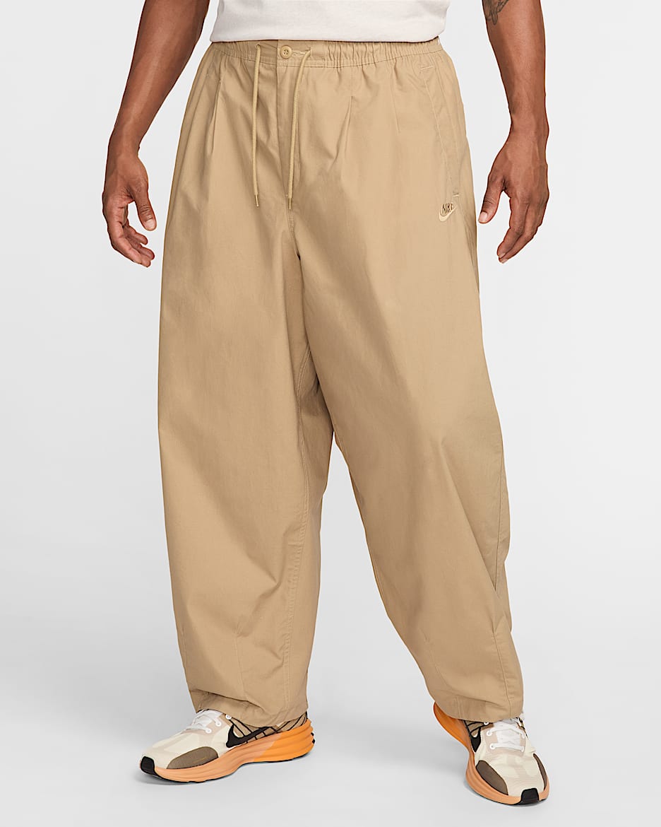 Pants globo para hombre Nike Club - Beige paracaídas/Beige paracaídas