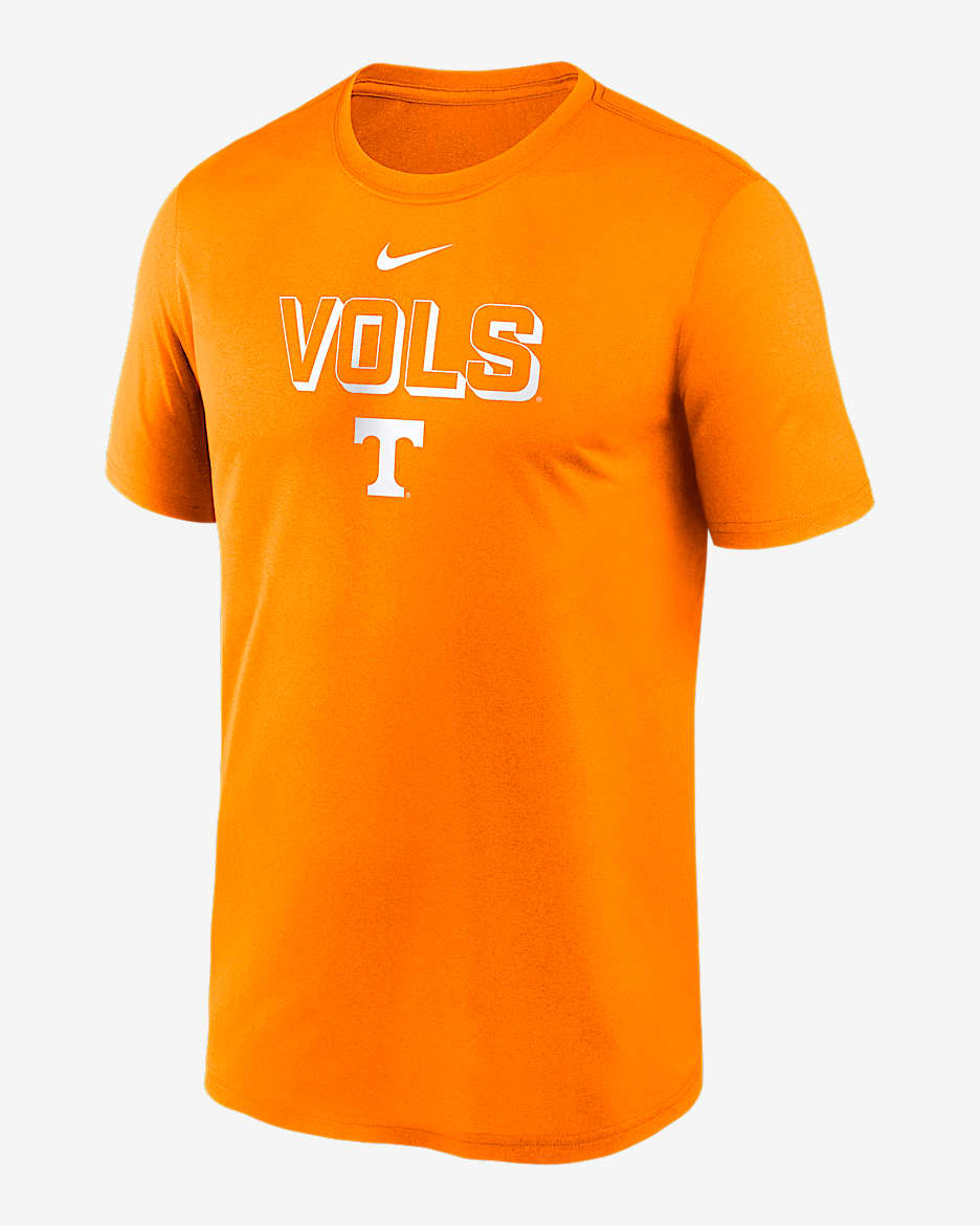 Playera universitaria Nike Dri-FIT para hombre Tennessee Sideline Legend - Naranja