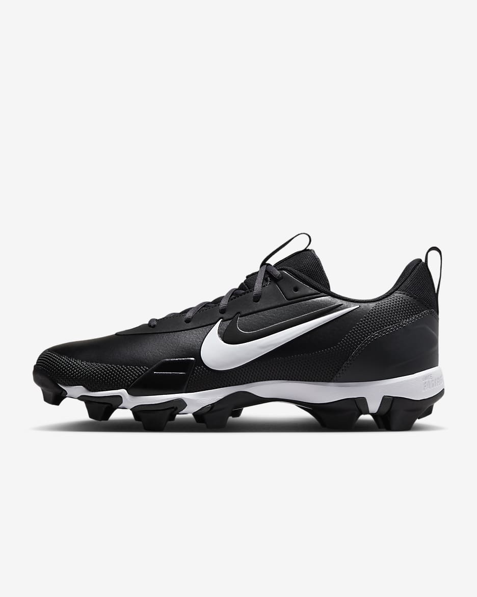 Nike Force Trout 9 Keystone Baseball Cleats - Black/Anthracite/White/Metallic Silver
