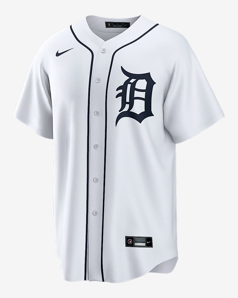 Javier Báez Detroit Tigers Men's Nike MLB Replica Jersey - White