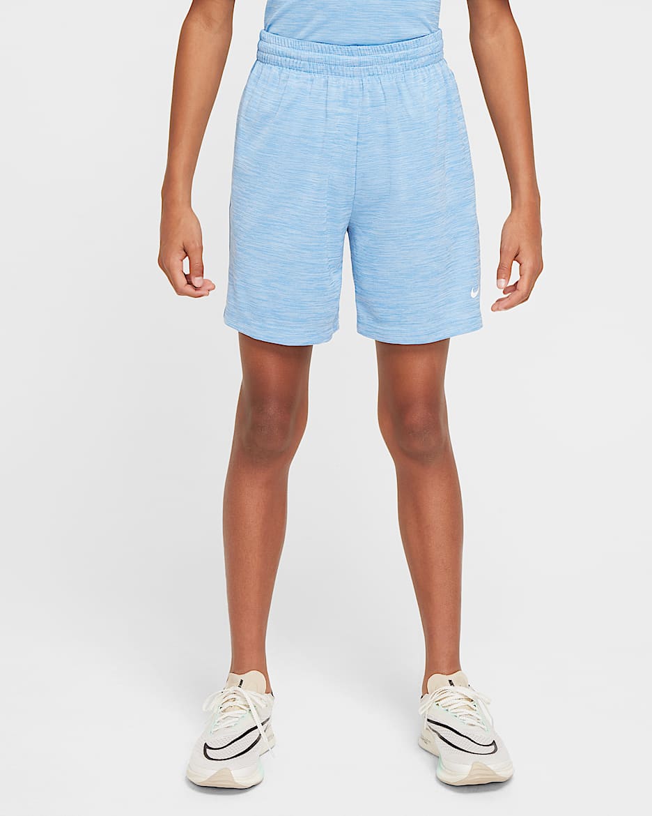 Shorts Dri-FIT Nike Multi – Ragazzo - Blue Beyond/Pure/Blue Beyond/Bianco