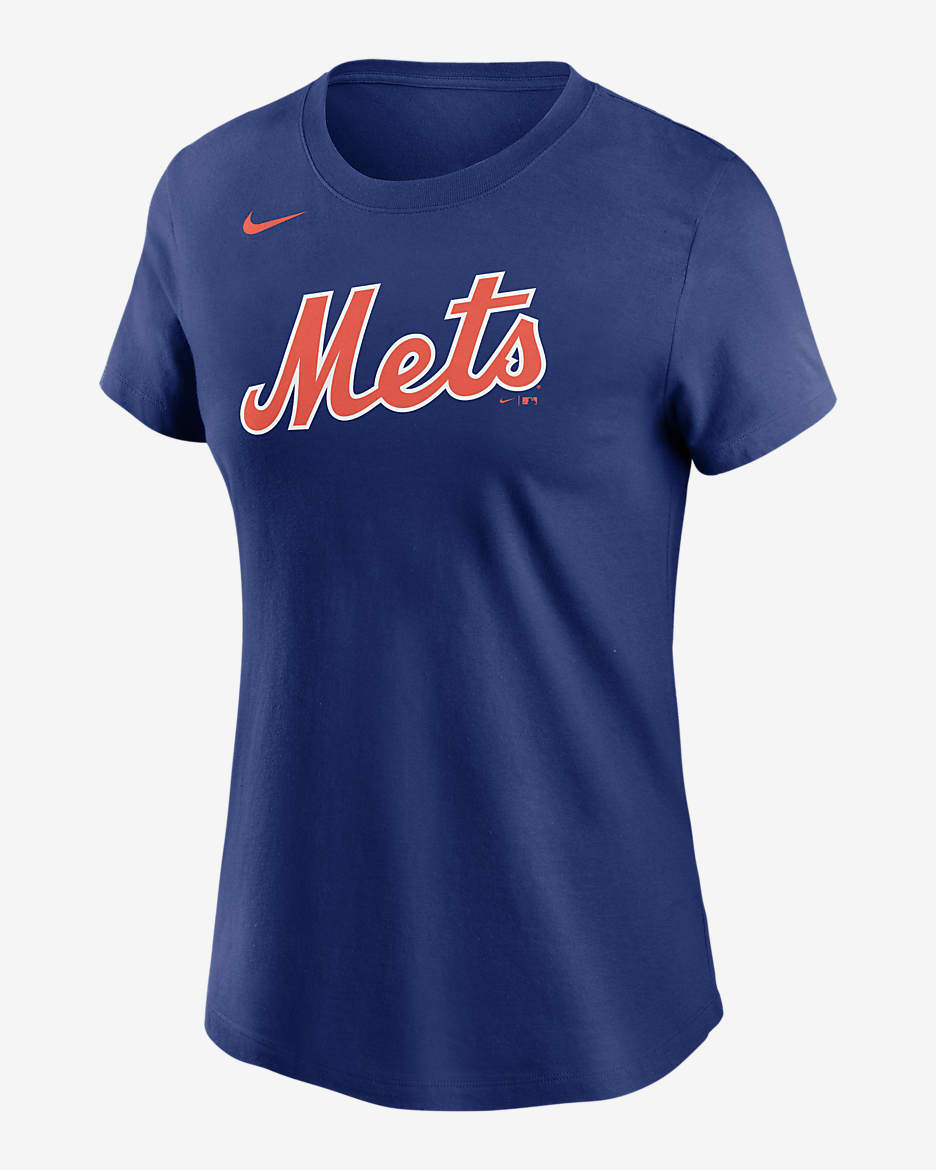 MLB New York Mets (Noah Syndergaard) Women's T-Shirt - Rush Blue