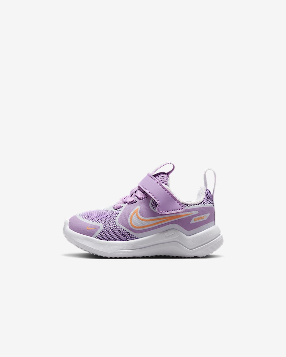 Nike Cosmic Runner-sko til babyer/småbørn - Violet Star/Barely Grape/hvid/Apricot Agate