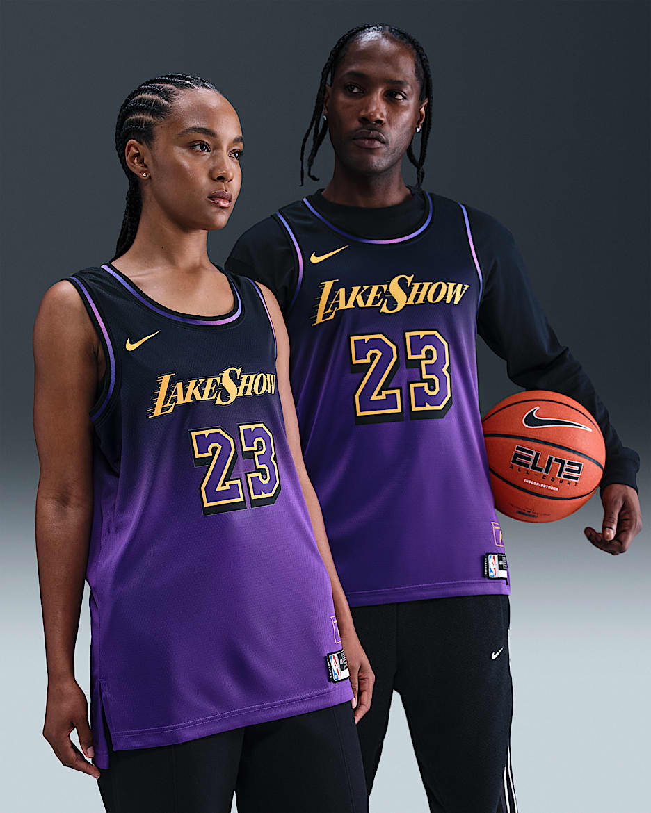 LeBron James Los Angeles Lakers 2024/25 City Edition Men's Nike Dri-FIT NBA Swingman Jersey - Field Purple