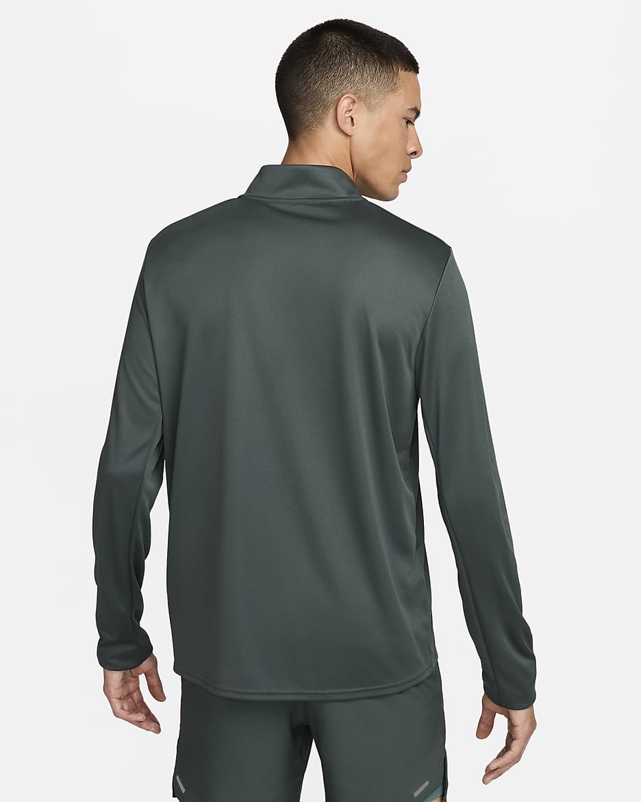 Nike Pacer Dri-FIT-Laufoberteil mit Halbreißverschluss für Herren - Vintage Green