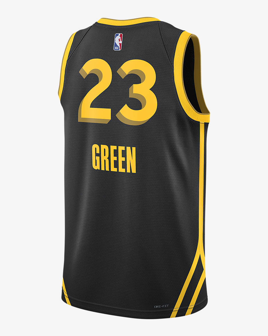 Draymond Green Golden State Warriors City Edition 2023/24 Men's Nike Dri-FIT NBA Swingman Jersey - Black