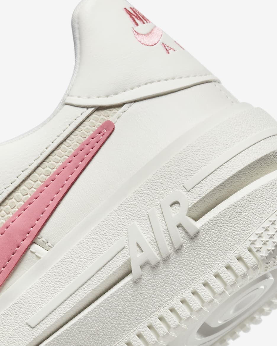 Nike Air Force 1 PLT.AF.ORM 女鞋 - Sail/Coconut Milk/Sea Coral/Coral Chalk