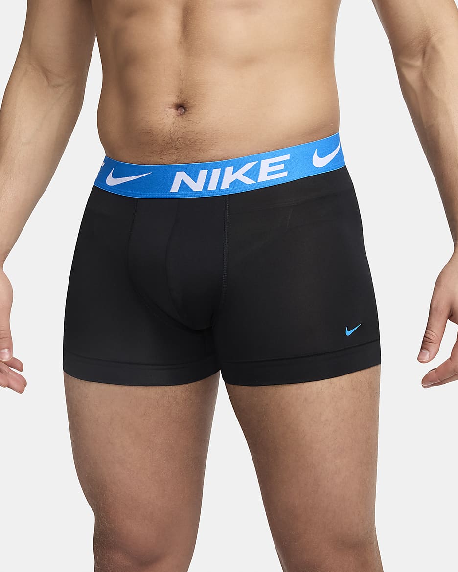 Ropa interior para hombre (paquete de 3) Nike Dri-FIT Essential Micro - Negro