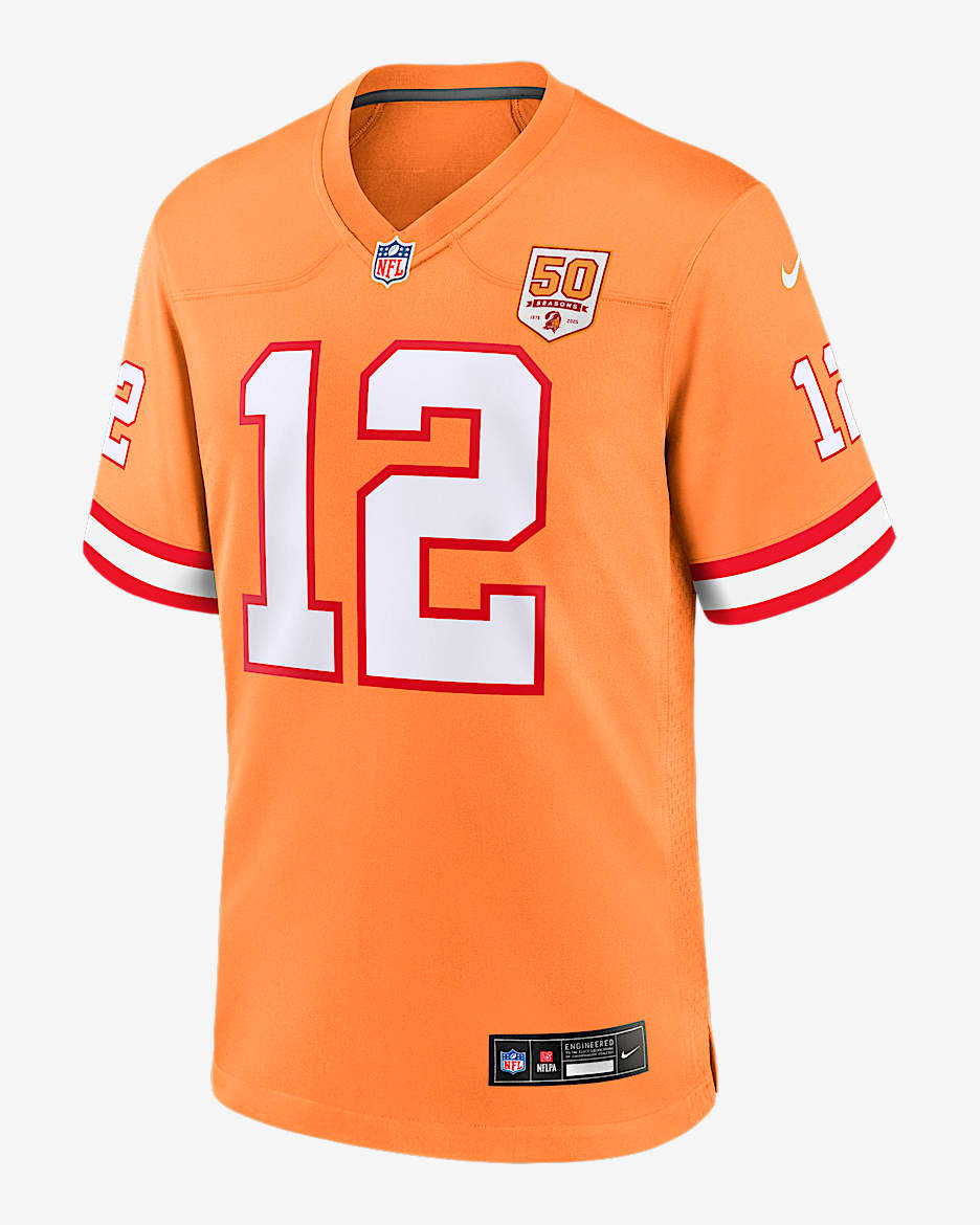 Doug Williams Tampa Bay Buccaneers 50th Anniversary Men's Nike NFL Game Jersey - Orange