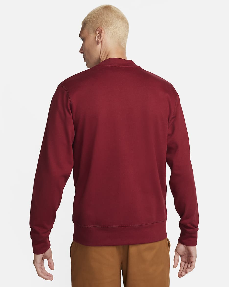 Cardigan Fairway in maglia Nike Club – Uomo - Team Red/Bianco