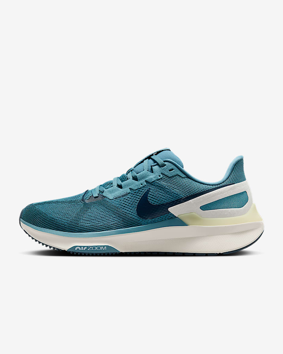 Nike Structure 25 Men's Road Running Shoes - Smoky Blue/Sail/Armoury Navy/White