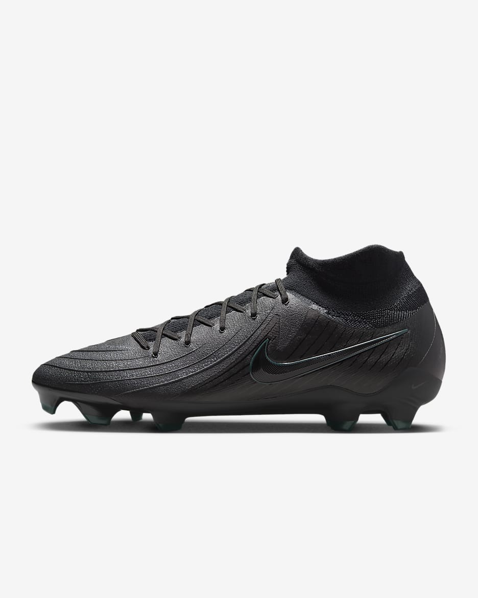 Nike Phantom Luna 2 Pro FG High-Top Football Boot - Black/Deep Jungle/Black