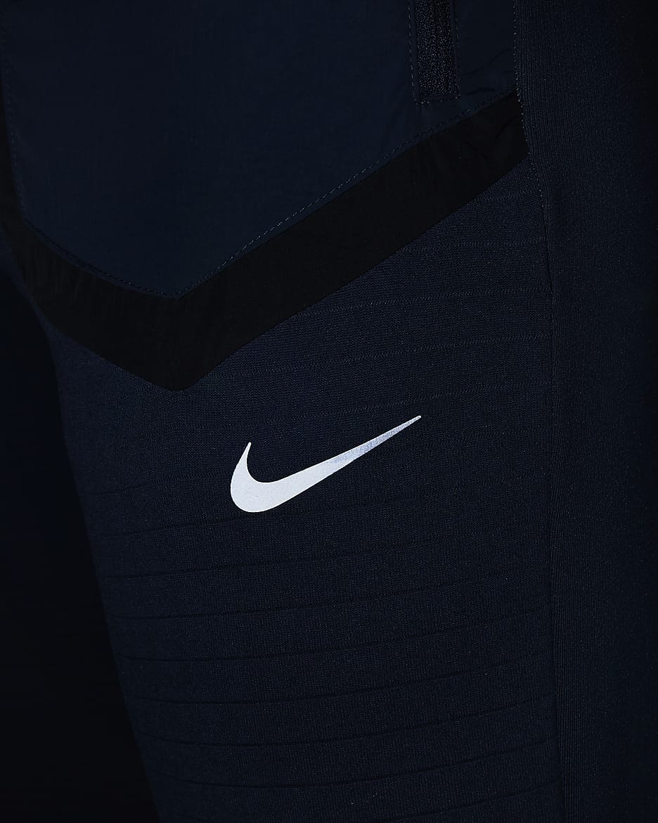 Pánské běžecké kalhoty Nike Phenom Elite - Armory Navy/Černá