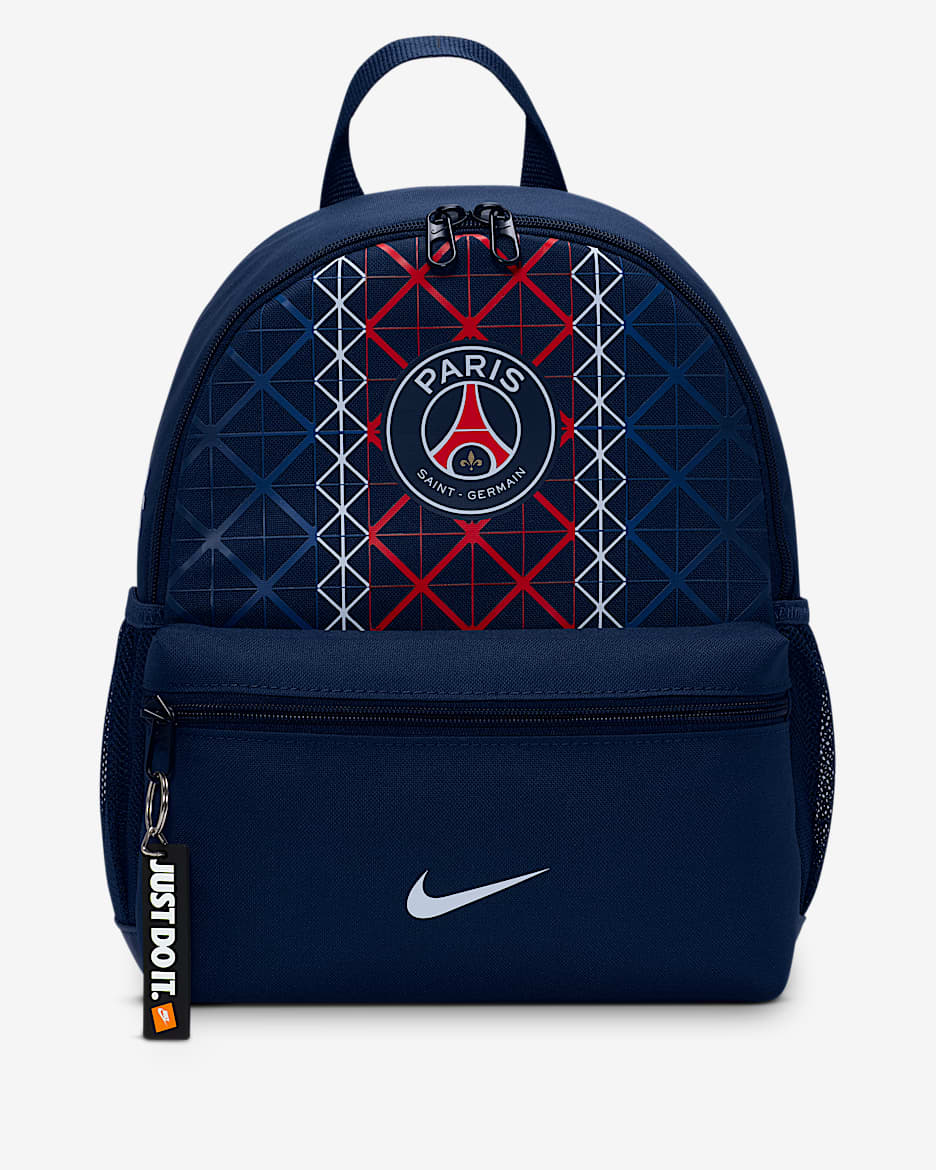 Minimochila Nike Just Do It 2025/2026 Paris Saint-Germain - Midnight Navy/Hyper Royal/Vermelho University/Branco
