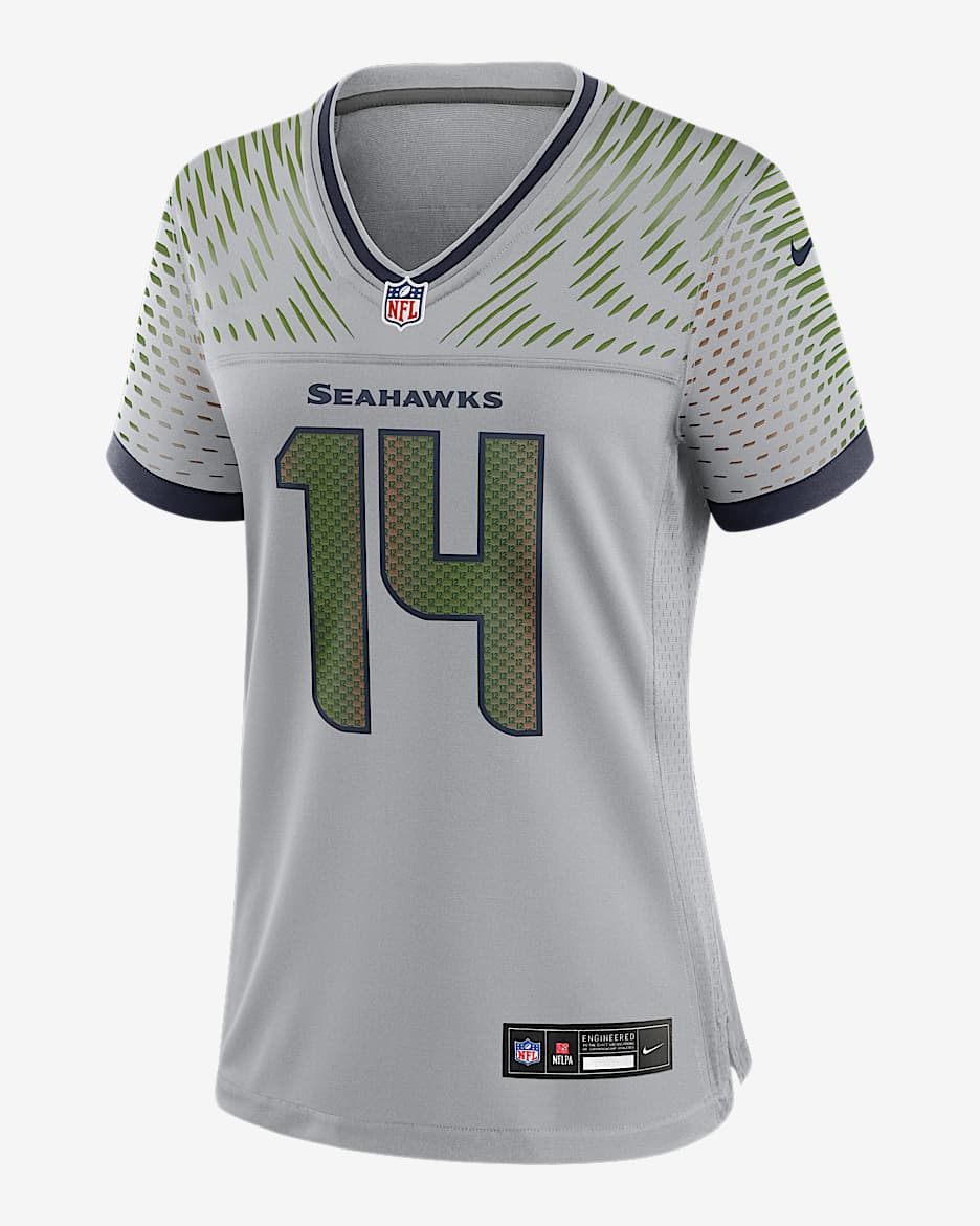Sam Darnold Seattle Seahawks Rivalries Collection Women’s Nike NFL Game Jersey - Grey