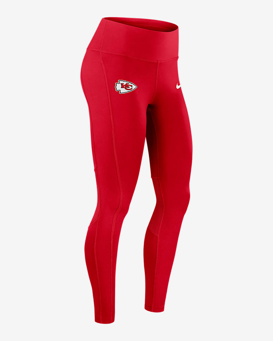 Kansas City Chiefs Epic Fast Women's Nike Dri-FIT NFL Leggings - Red