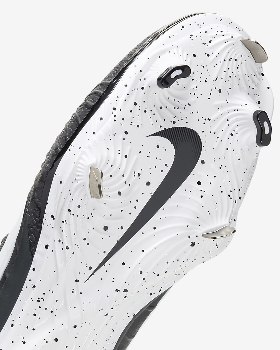 Tacos de béisbol para hombre Nike Alpha Huarache NXT - Negro/Gris humo oscuro/Blanco