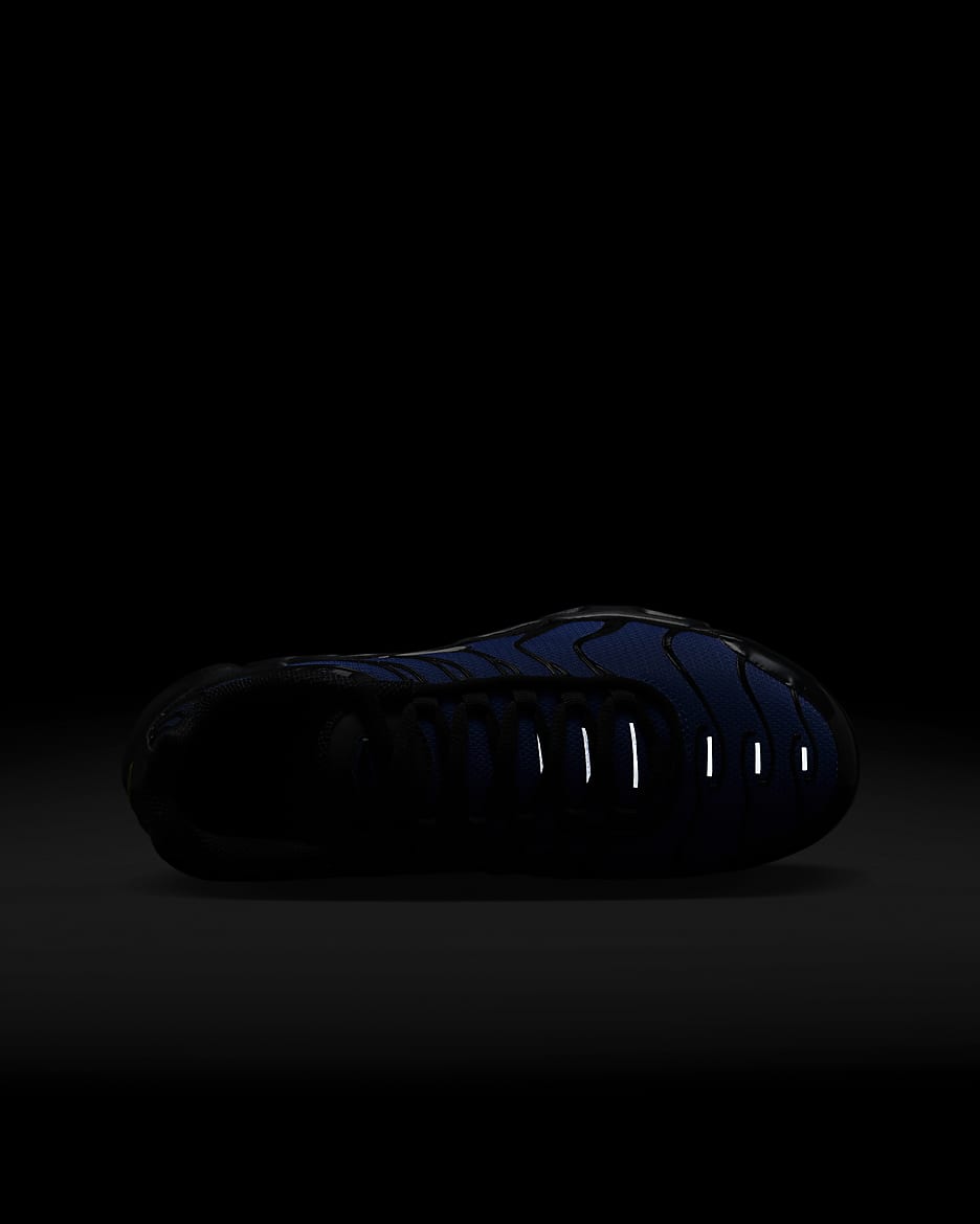 Nike Air Max Plus sko til store barn - Svart/Racer Blue/Obsidian/Phantom