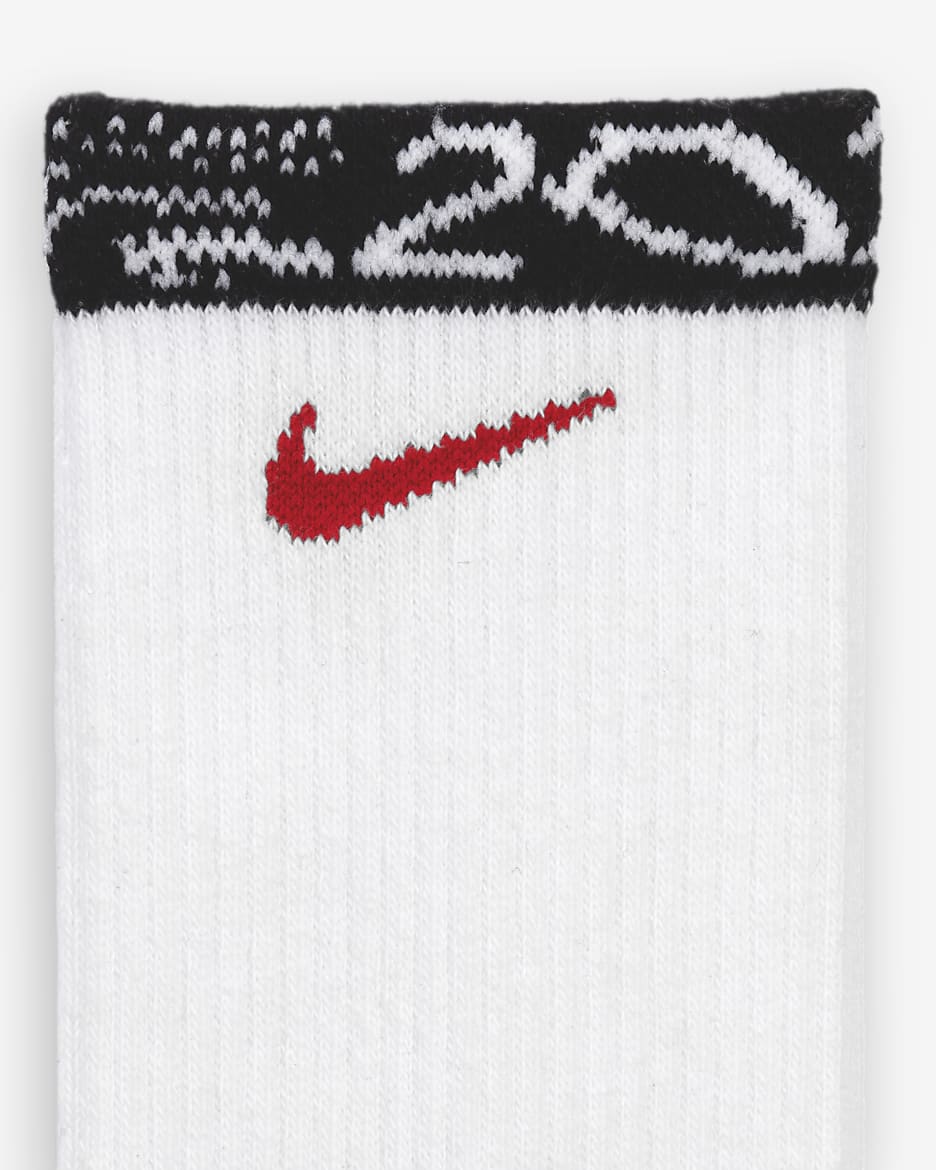 Japan Everyday Nike Cushioned Socks (2 Pairs) - Multi-Colour